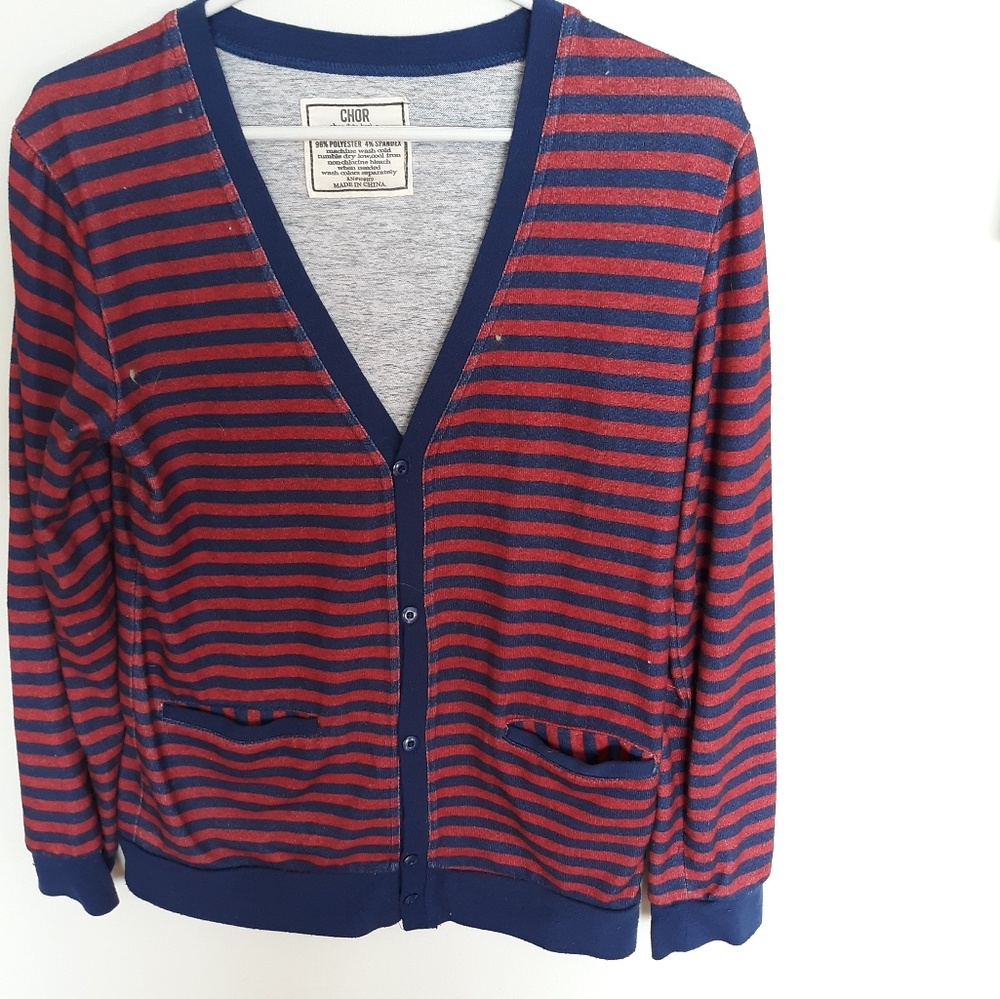 Chor Medium Striped Cardigan